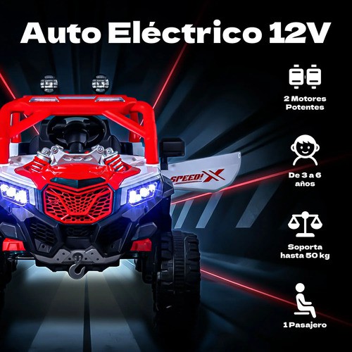 Camioneta Montable Electrica Buggy 6v Ni&ntilde;os Control Remoto Little Monkey image number null