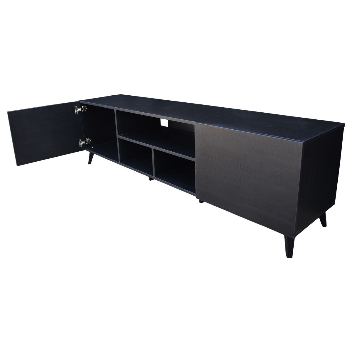 Mueble para TV de 80" Europa Moderno y Minimalista Hogare Negro image number null
