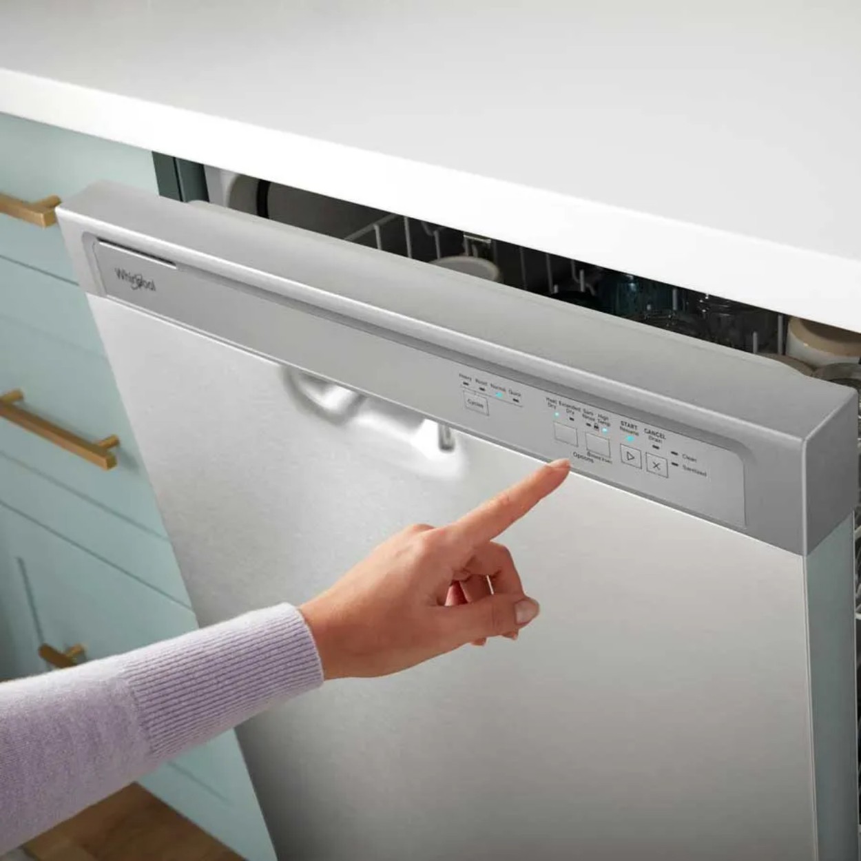 Lavavajillas Empotre Whirlpool WDF341PAPM 58 cm (24") 12 Servicios Acero Inox image number null