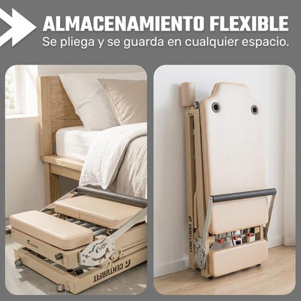 Cama Pilates Reformer Yoga Plegable Fitness 5 Resistencias Centurfit image number null
