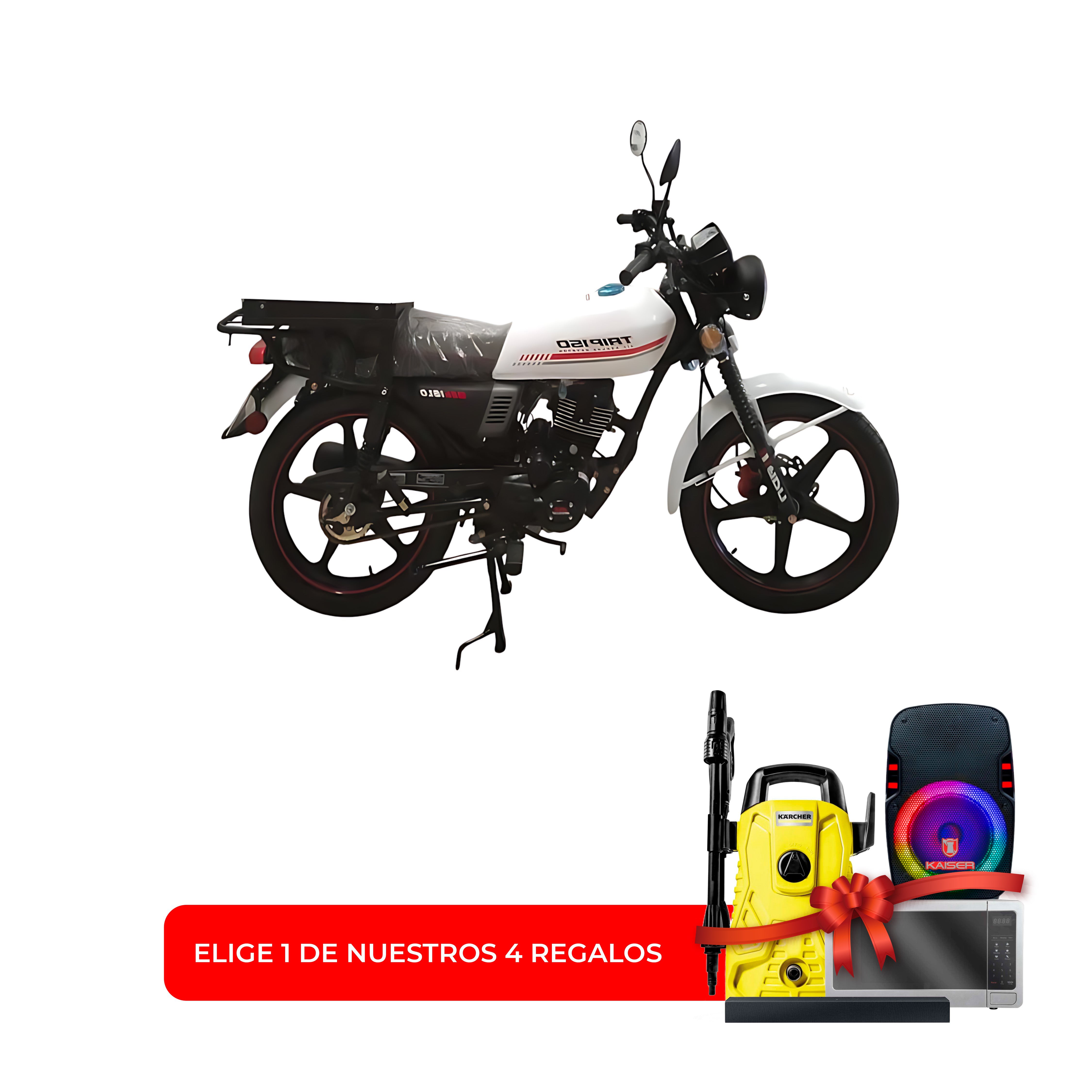 Motocicleta Islo Trip 150cc Manual Blanca image number null