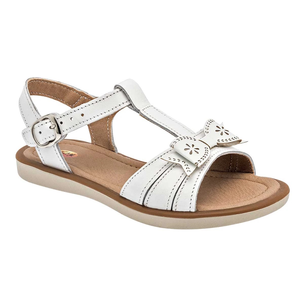 ZAPATO SANDALIA PISO ABIERTO Faby Ni&Ntilde;A 8260 COLOR BLANCO image number null