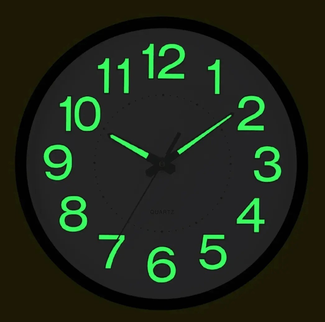 Reloj De Pared,30 Cm Grande Moderno Luminoso Reloj De Pared image number null