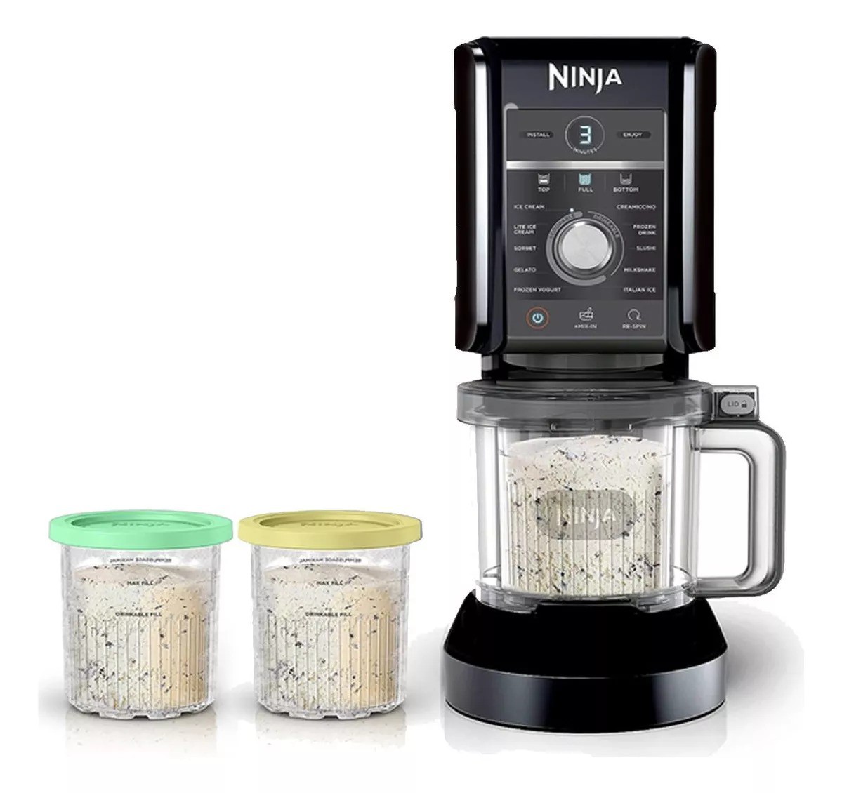 M&aacute;quina de helados Ninja CN501CO M&aacute;quina De Helados capacidad de 709mL negra 127V image number null