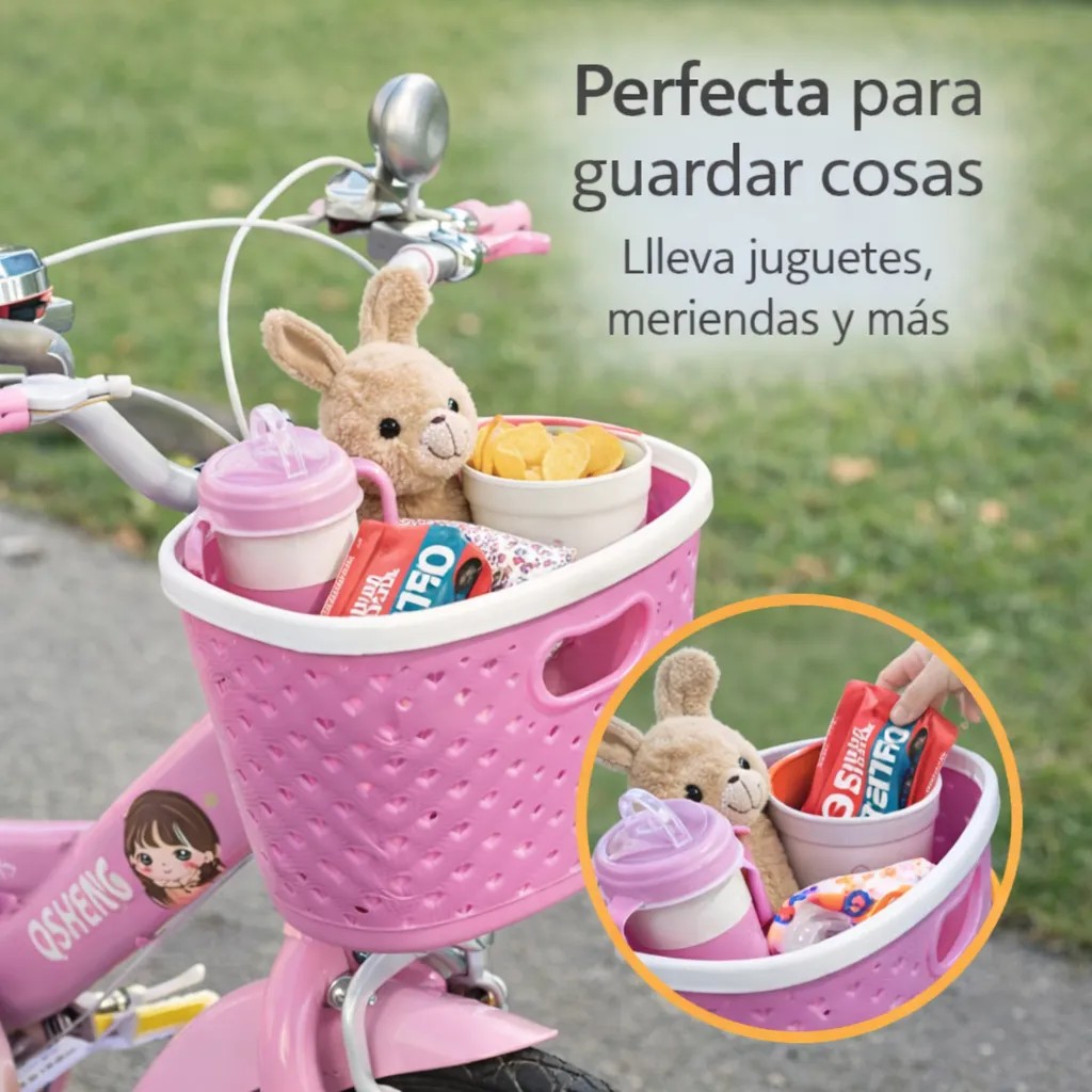 Bicicleta Infantil Para Ni&ntilde;os R12 Rodada 12 Delfin Con Luces 12 " image number null