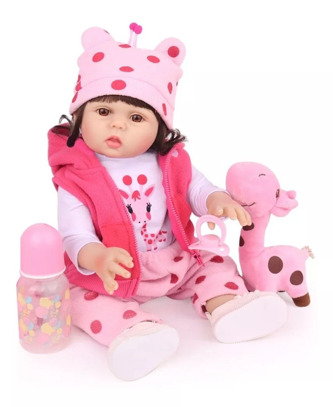 Reborn Mu&ntilde;eca Beb&eacute; Ni&ntilde;as Silicona De Cuerpo Completo 48cm image number null