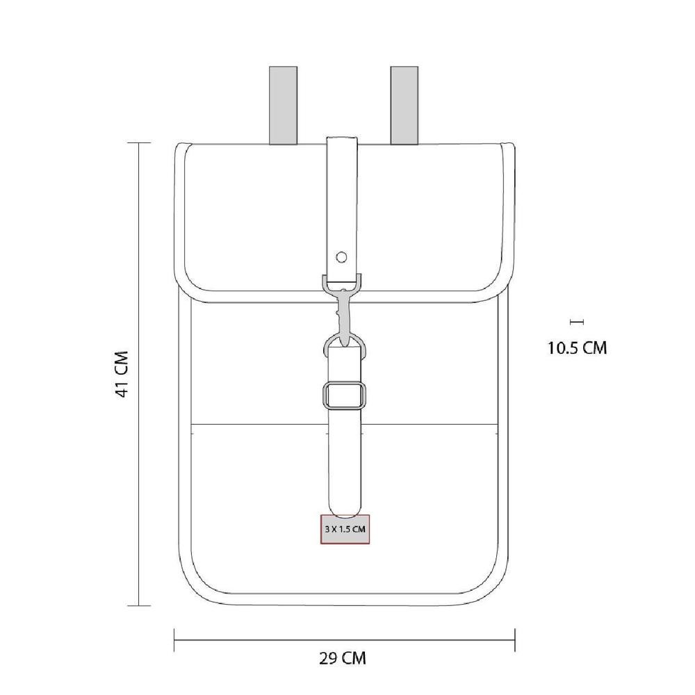 Paquete 5 piezas Mochila corporativa con placa met&aacute;lica grabable image number null