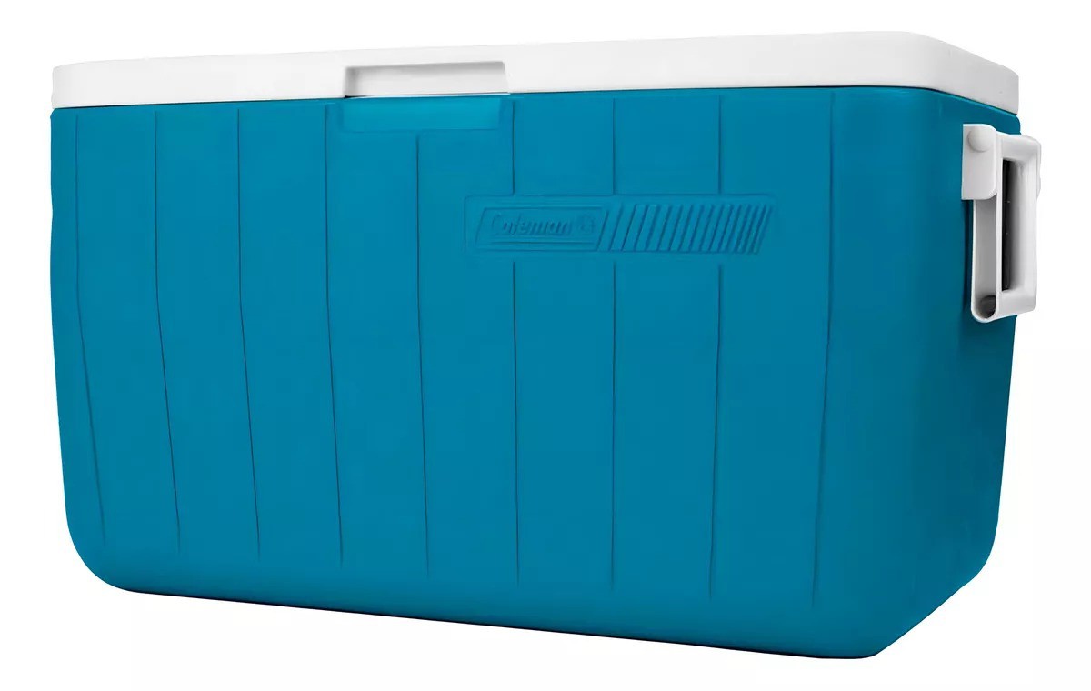 Combo Cooler Coleman 2199113 Hieleras 48qt, 9qt Y 1gal, Azul/blanco Color Azul Acero image number null