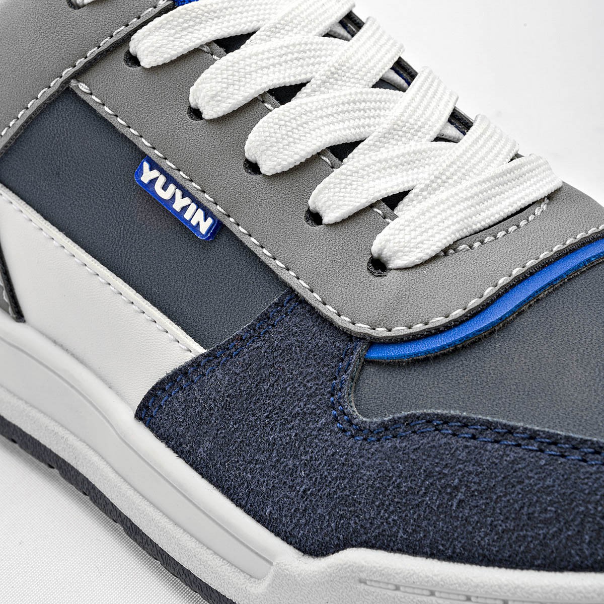 TENIS URBANO Yuyin NI&Ntilde;O EN COLOR MARINO GRIS BLANCO 25031 image number null