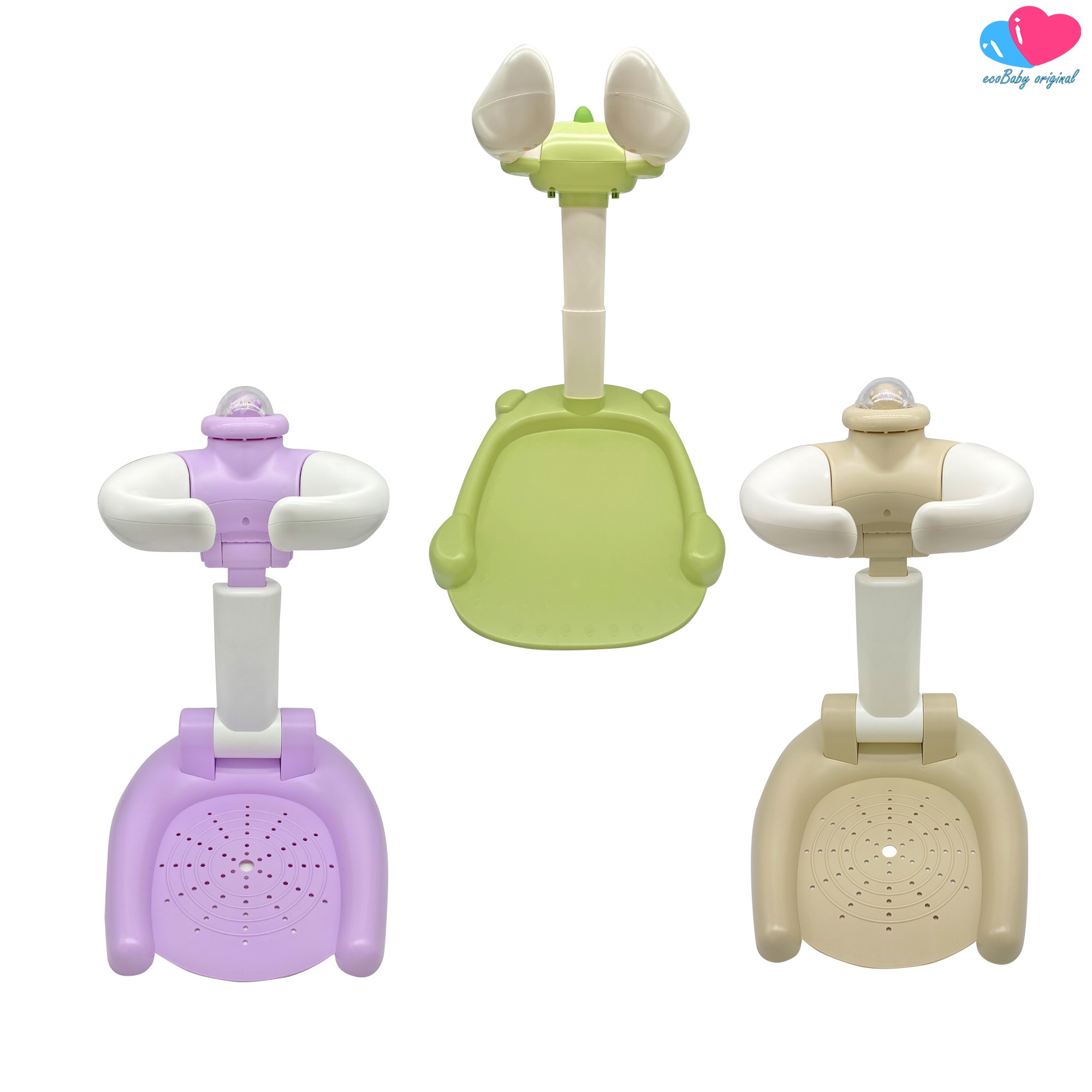Kit Ba&ntilde;o para beb&eacute; con Ba&ntilde;era Inflable, Bomba, Soporte de Ducha y Visera Ecobaby Original image number null