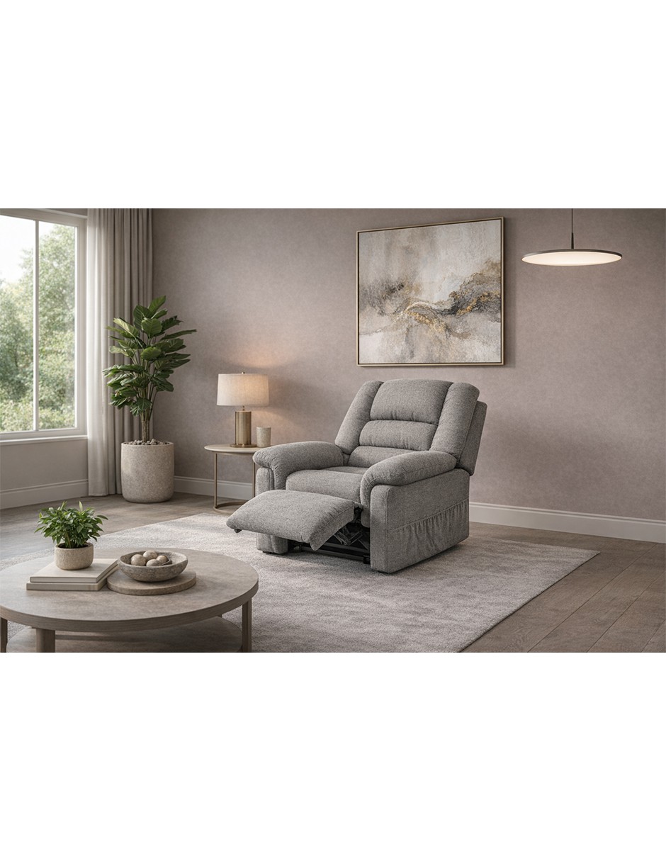 Reposet / Reclinable Modelo Sonora gris claro - Kessa image number null