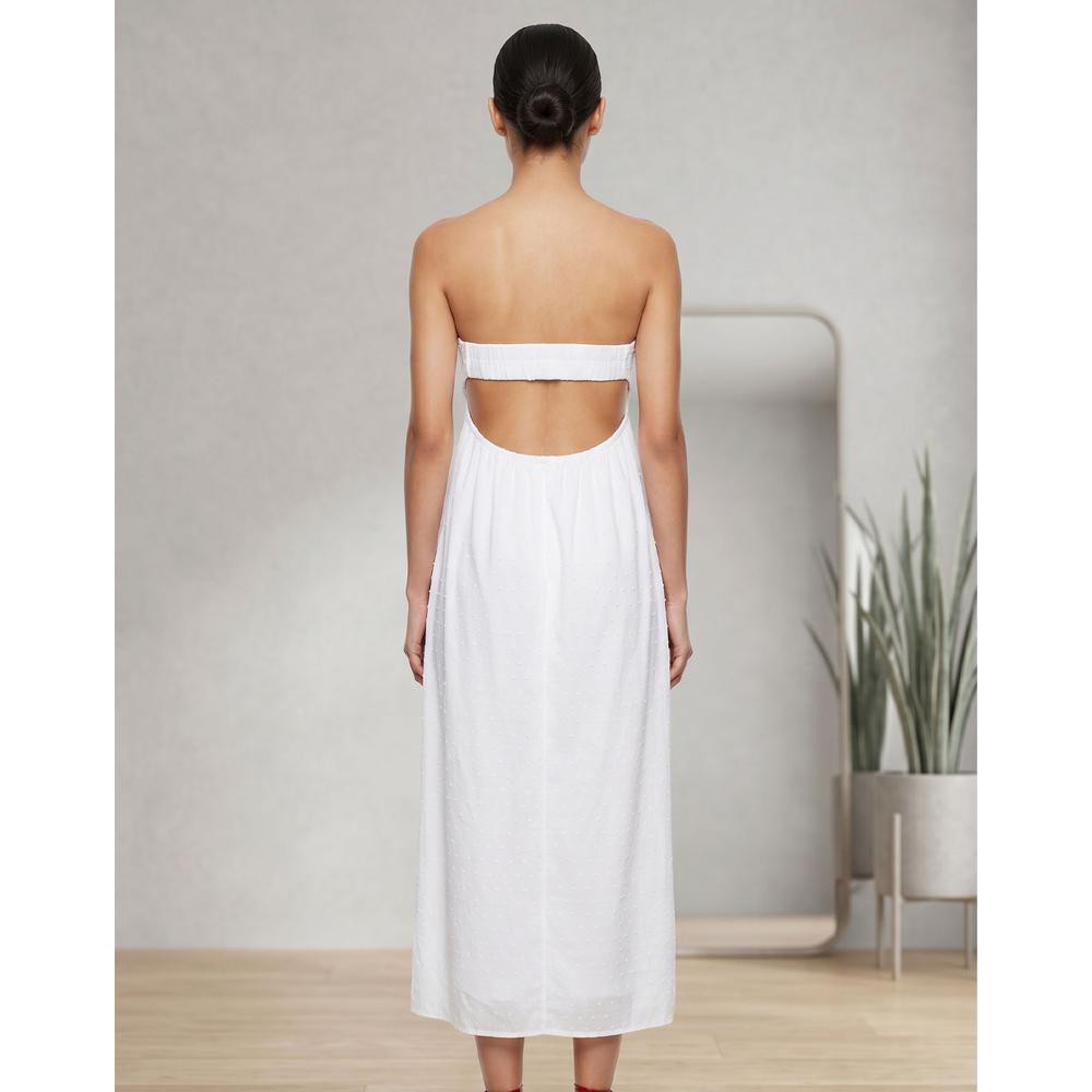 Vestido Mujer Casual Blanco Stfashion 72605815 image number null