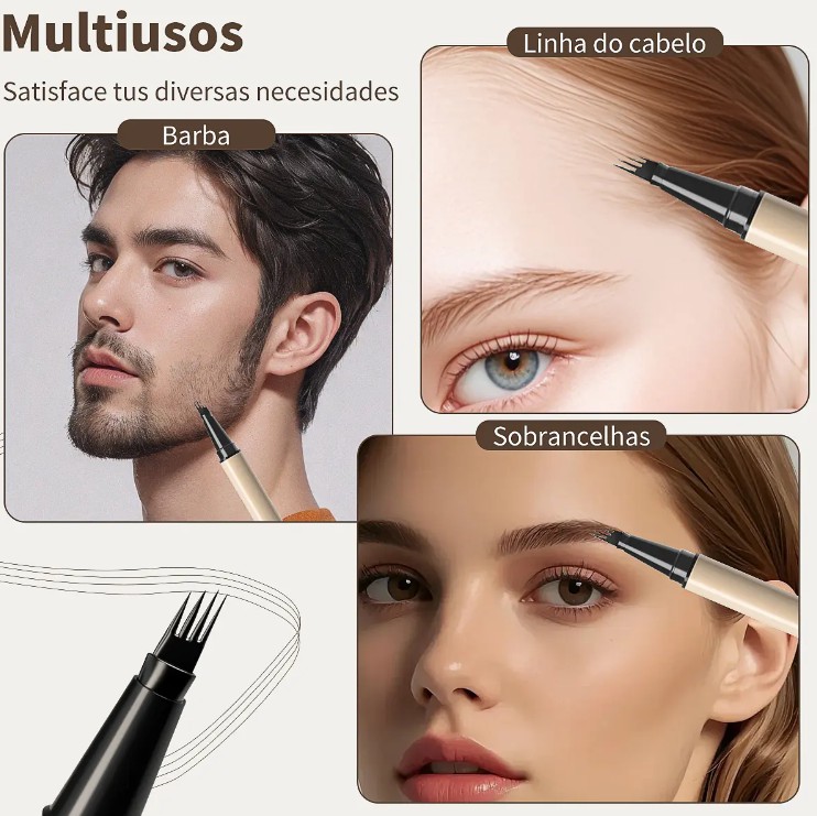 Lapiz Para Ceja Maquillaje Para Cejas Delineador Modelo Cafe 3 Piezas image number null