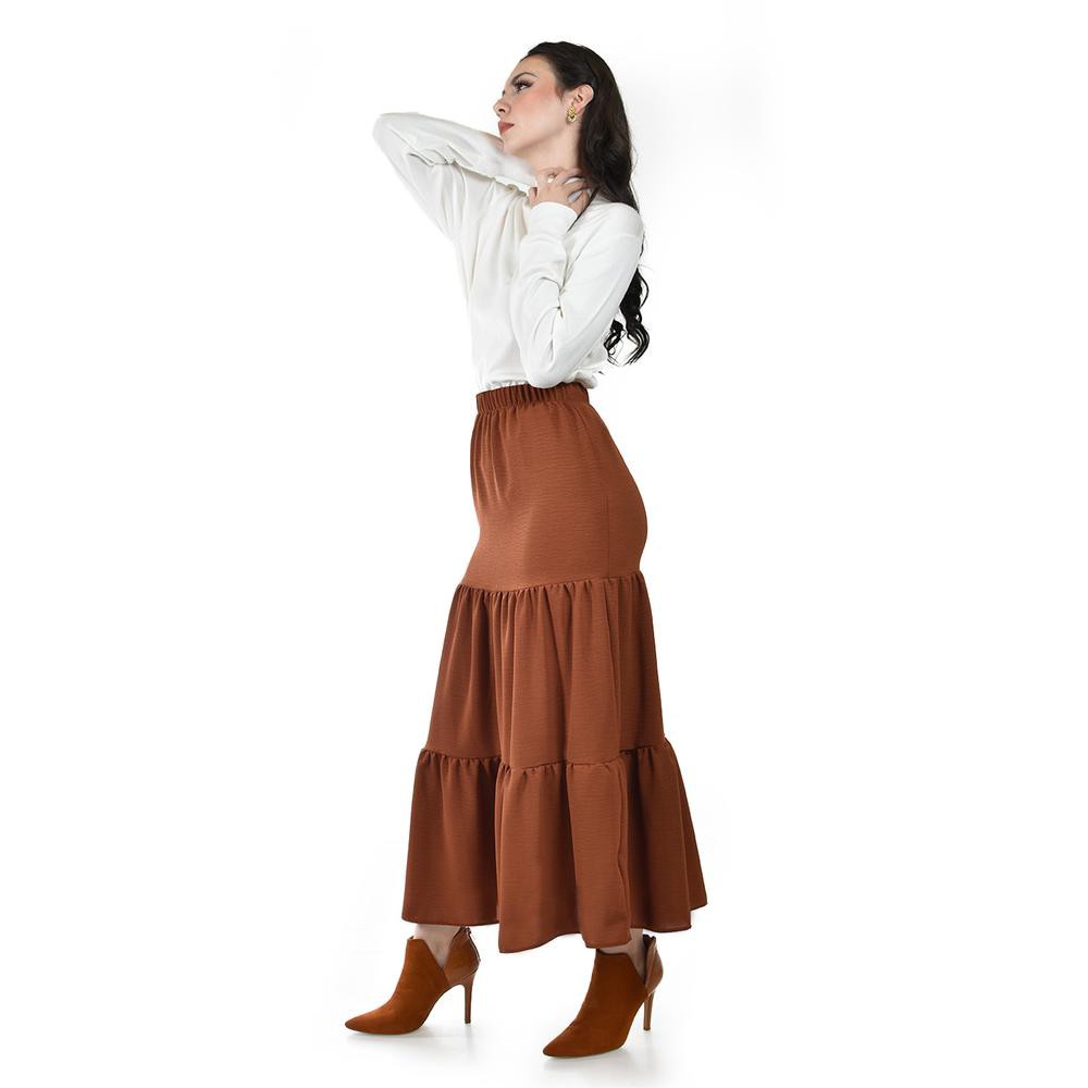 Falda larga con vuelo Roman Fashion /Juvenil, 7061 (Chedron) image number null