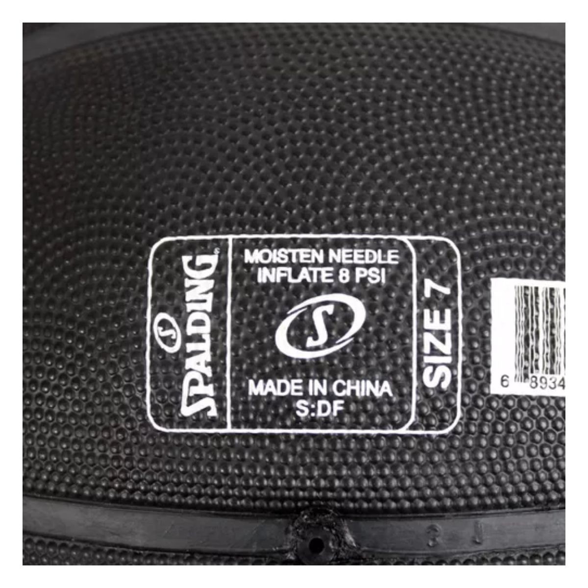 Bal&oacute;n Basquetbol Basic #7 Negro image number null