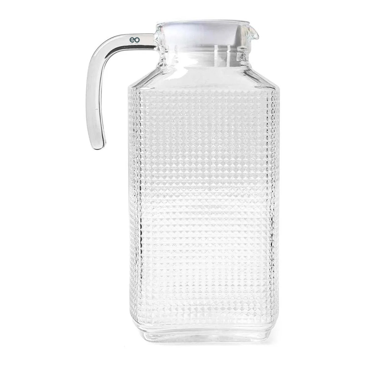 Jarra Vidrio Para Agua C/tapa Para Refrigerador Cristal 1.8l image number null