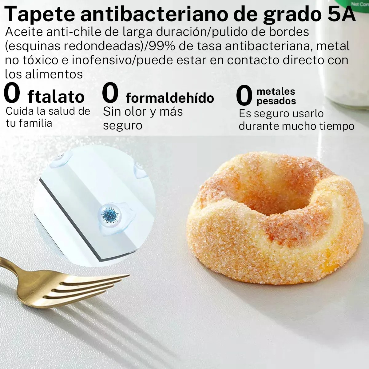 W 1 Protector De Mesa Etechmart, Impermeable, Transparente image number null