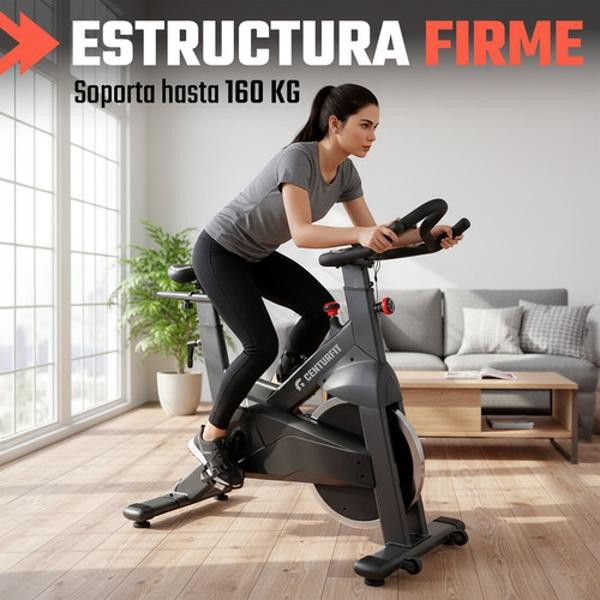 Bicicleta Spinning Fija Estatica Ejercicio Monitor Cardiaco Centurfit image number null