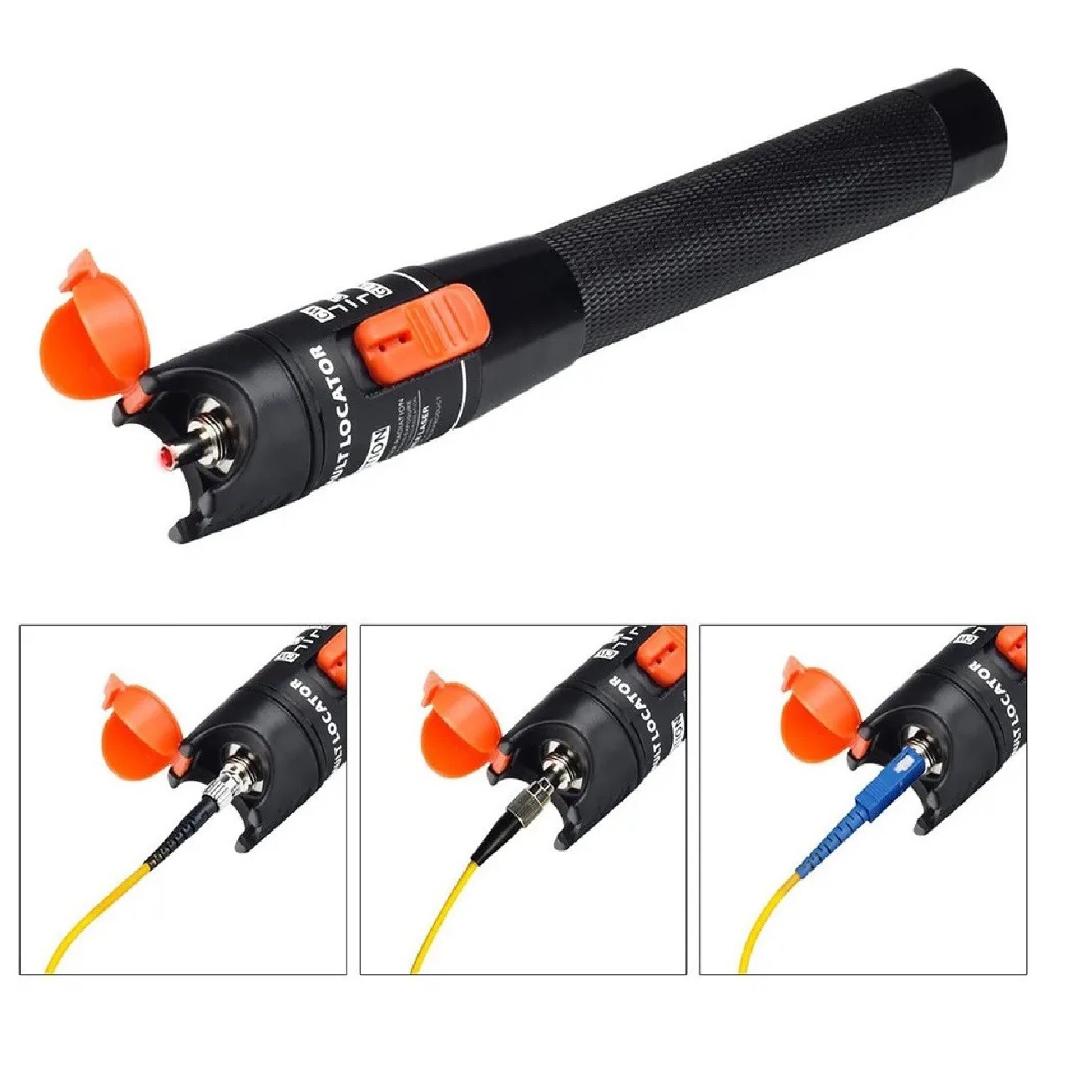 Medidor Potencia Fibra &Oacute;ptica Localiza Fallas Y L&aacute;mpara 10km Azul image number null
