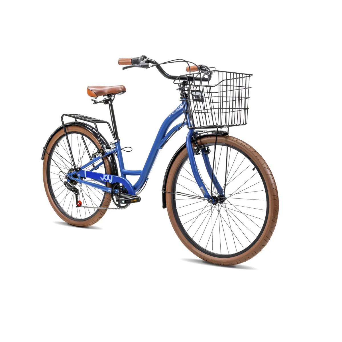 Bicicleta Mercurio Comfort Joy R26 C/Canastilla Azul Acero ENDY16* image number null