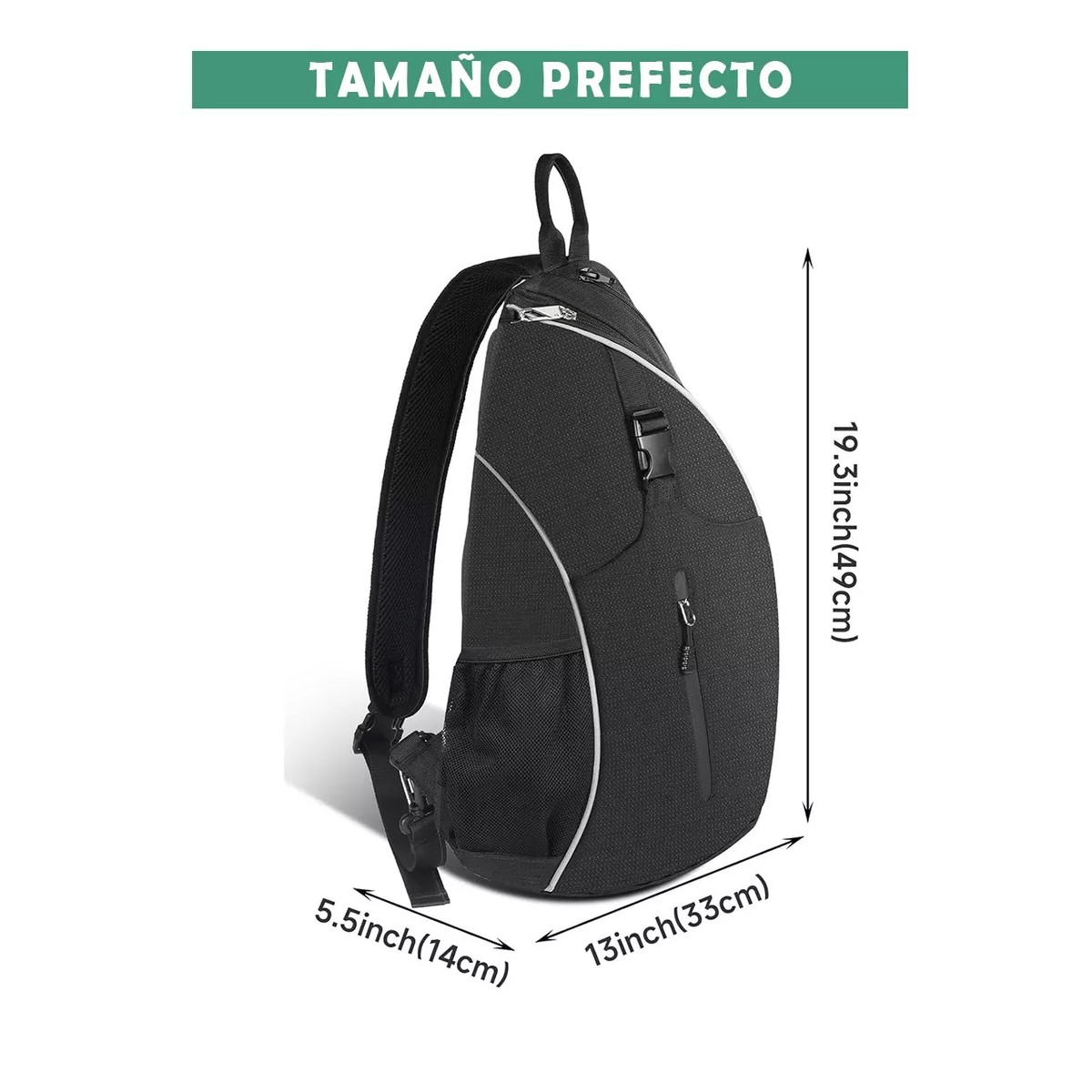 Mochila Tennis Bag Para Hombres Y Mujeres Negro image number null