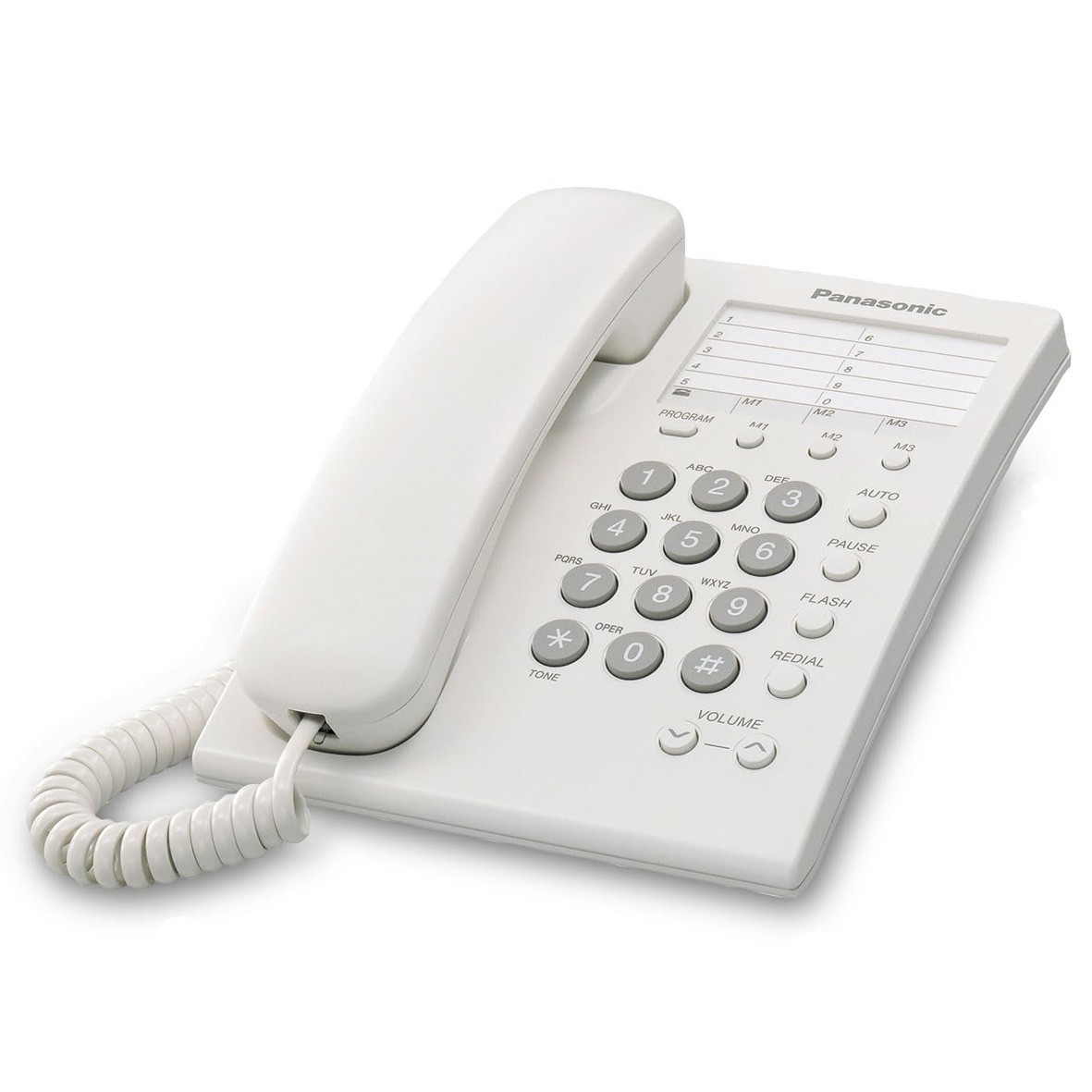 Telefono Basico Al&aacute;mbrico Panasonic KX-TS550MEW Blanco SYP-Y1* image number null