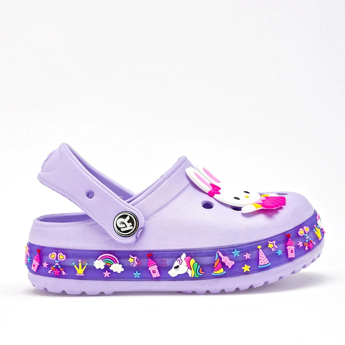 ZAPATO SANDALIA VERANO CERRADO Eva Moda Ni&Ntilde;A C70604 COLOR LILA MULTICOLOR image number null