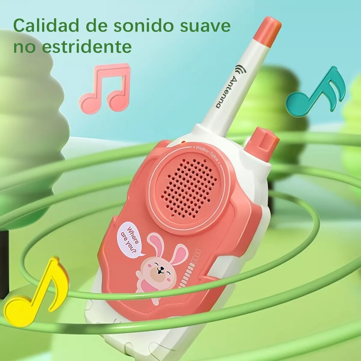 Walkie Talkie Infantil 2pcs Ni&ntilde;os Juguete image number null