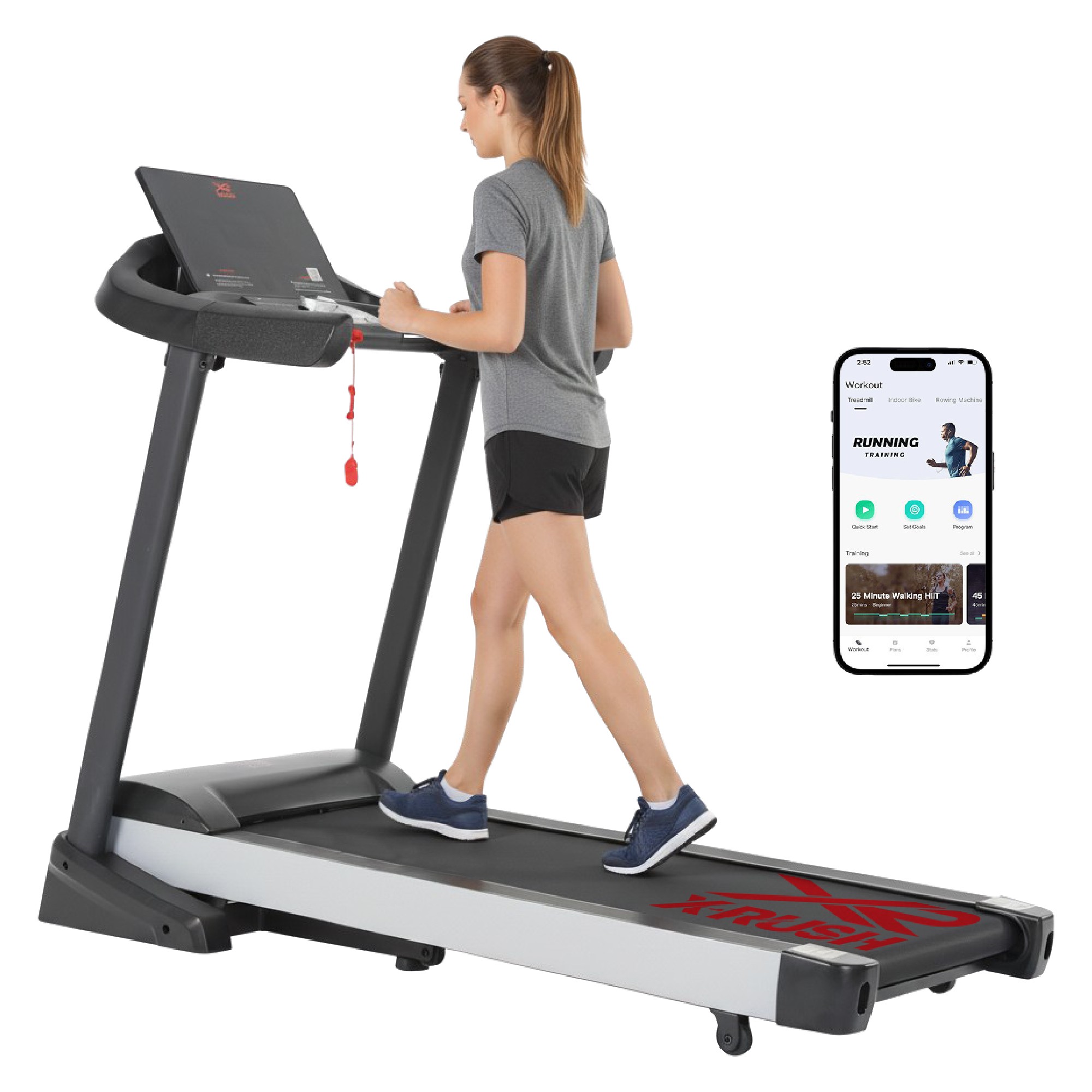 Caminadora El&eacute;ctrica X-Rush Thunder 18km/h &ndash; Plegable, Compacta Y Con Monitoreo De Progreso image number null