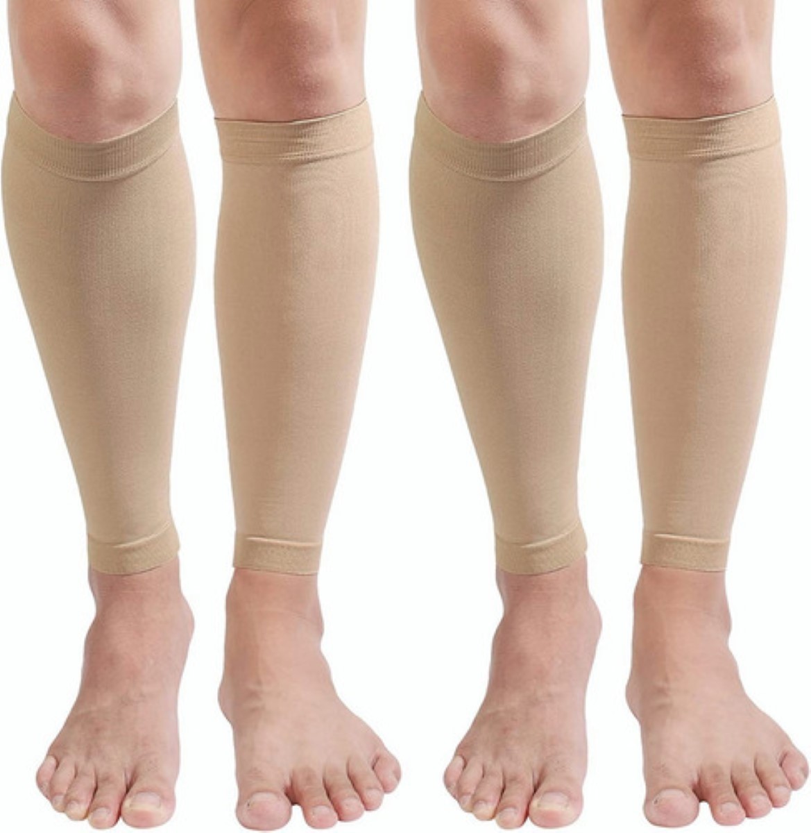 Medias Calcetines De Compresion Venosa Pantorrillas Hombre Color de piel image number null