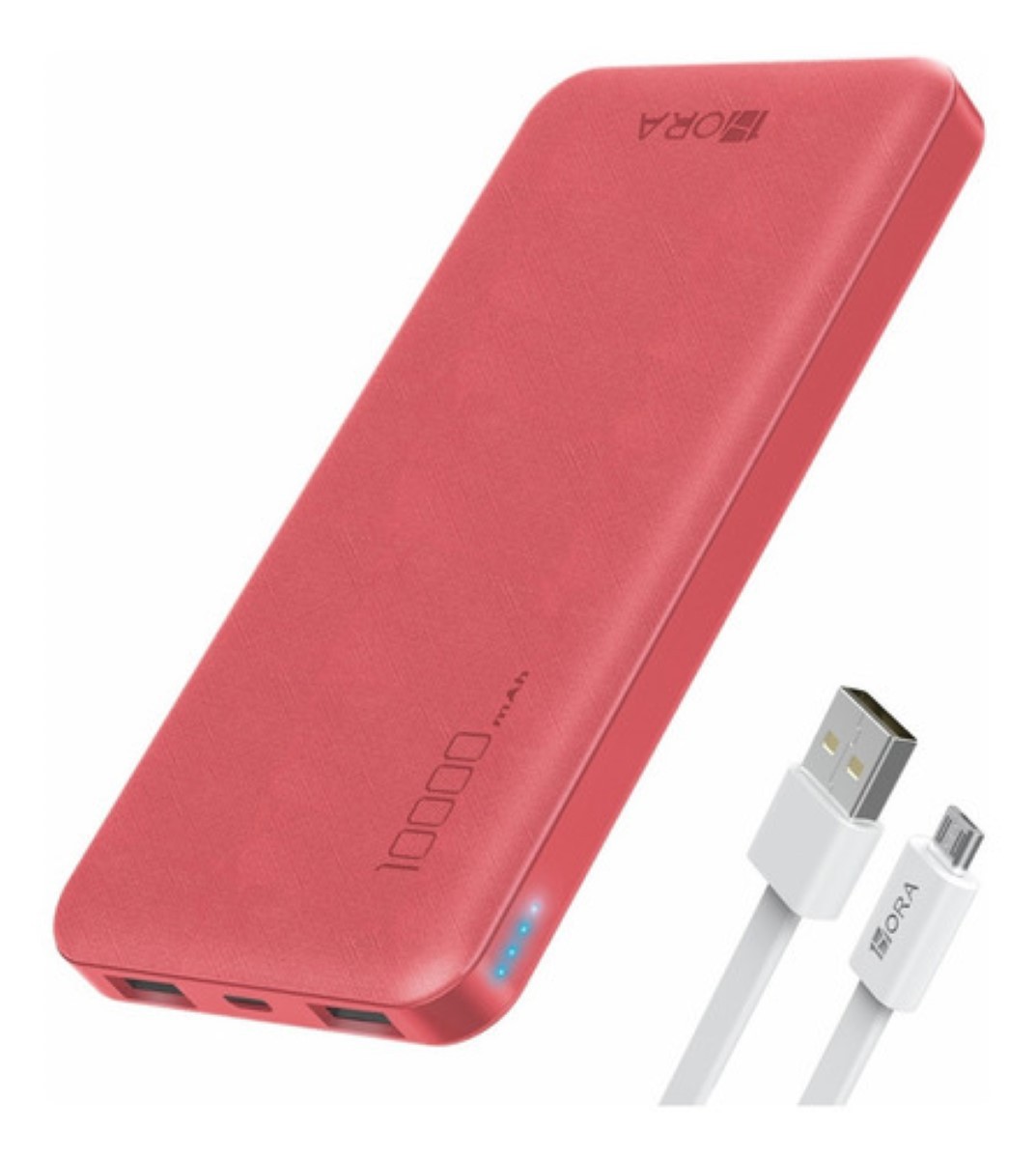 Power Bank Pila Bateria Portatil 10000mah Color Rojo image number null
