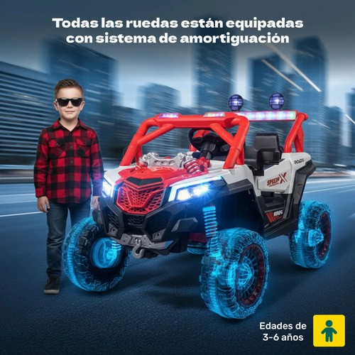 Camioneta Montable Electrica Buggy 6v Ni&ntilde;os Control Remoto Little Monkey image number null