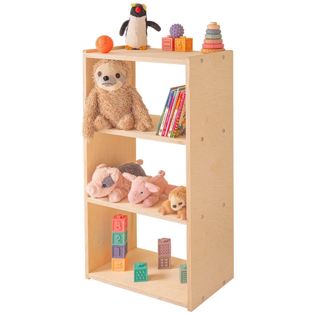 Estanter&iacute;a Infantil Modular Abedul Sin Barniz 90 cm Resistente y Minimalista image number null