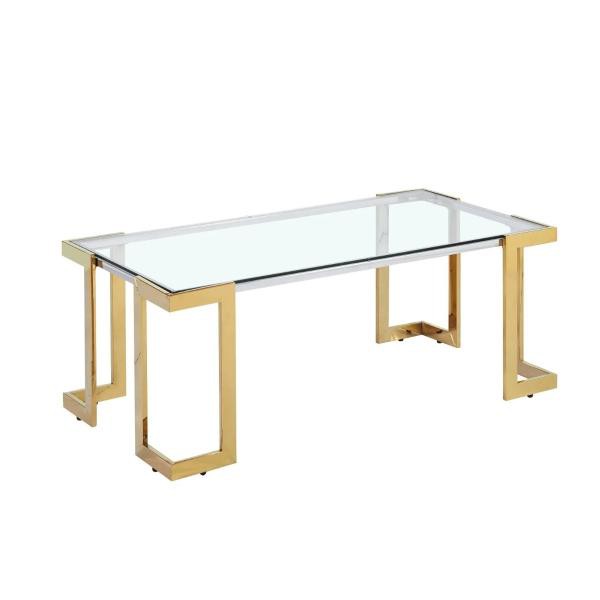 Mesa de Centro Charly Dorado - Kessa. image number null