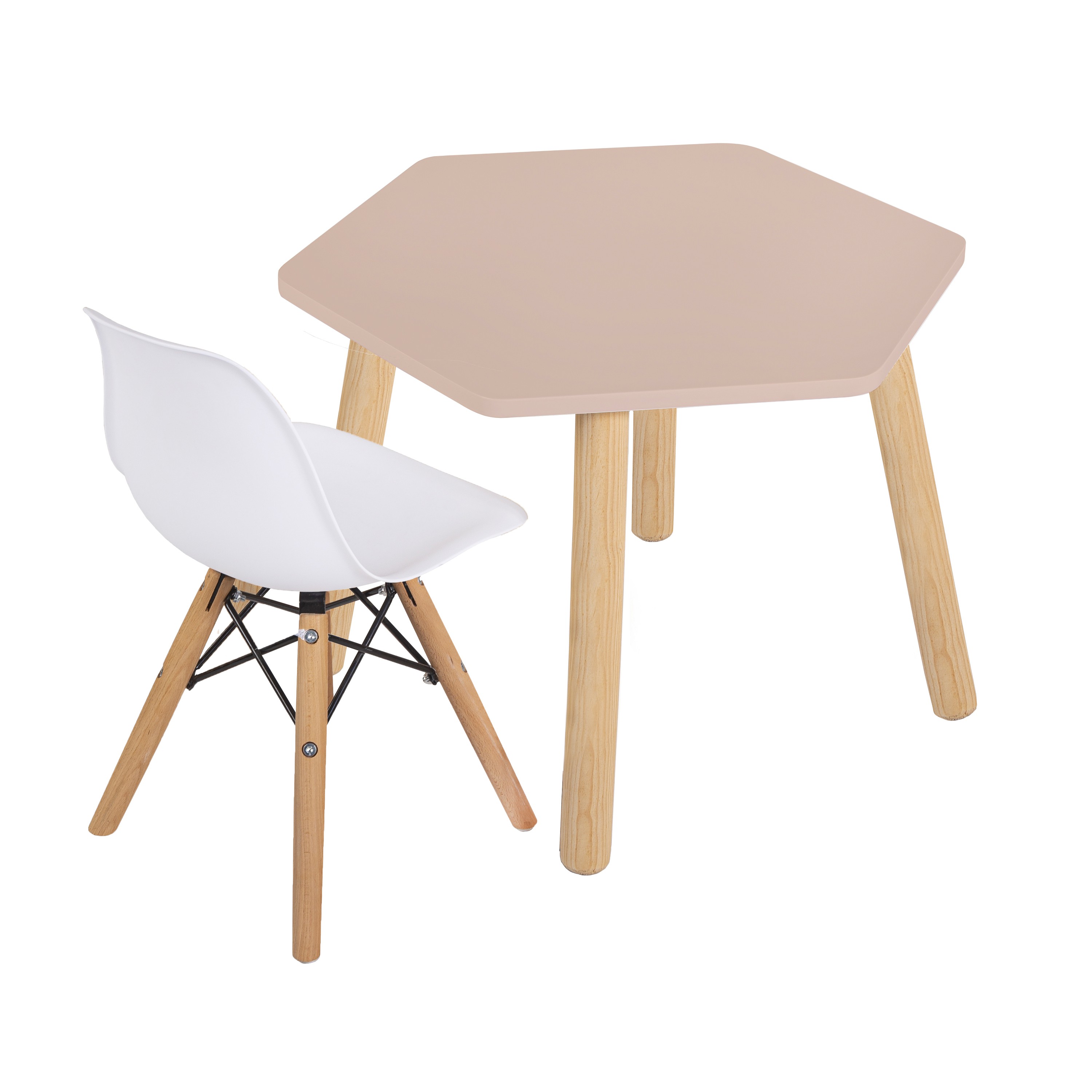 Mesa con silla para ni&ntilde;os &ndash; 7 acabados mate. image number null