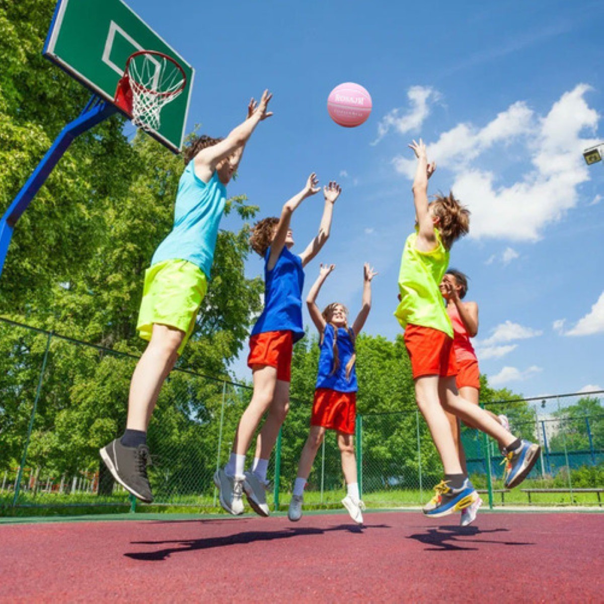 Baloncesto Para Ni&ntilde;os #4 basketball Balon De Basquetbol, ROSA image number null