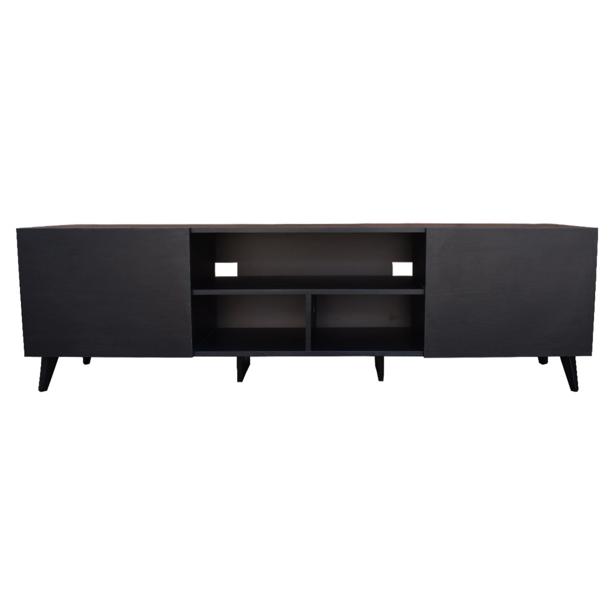 Mueble para TV de 80" Europa Moderno y Minimalista Hogare Negro image number null