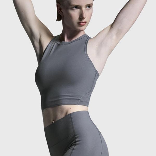 Top On Mujer Deportivo Studio Crop 1wf12410122 Gris S image number null