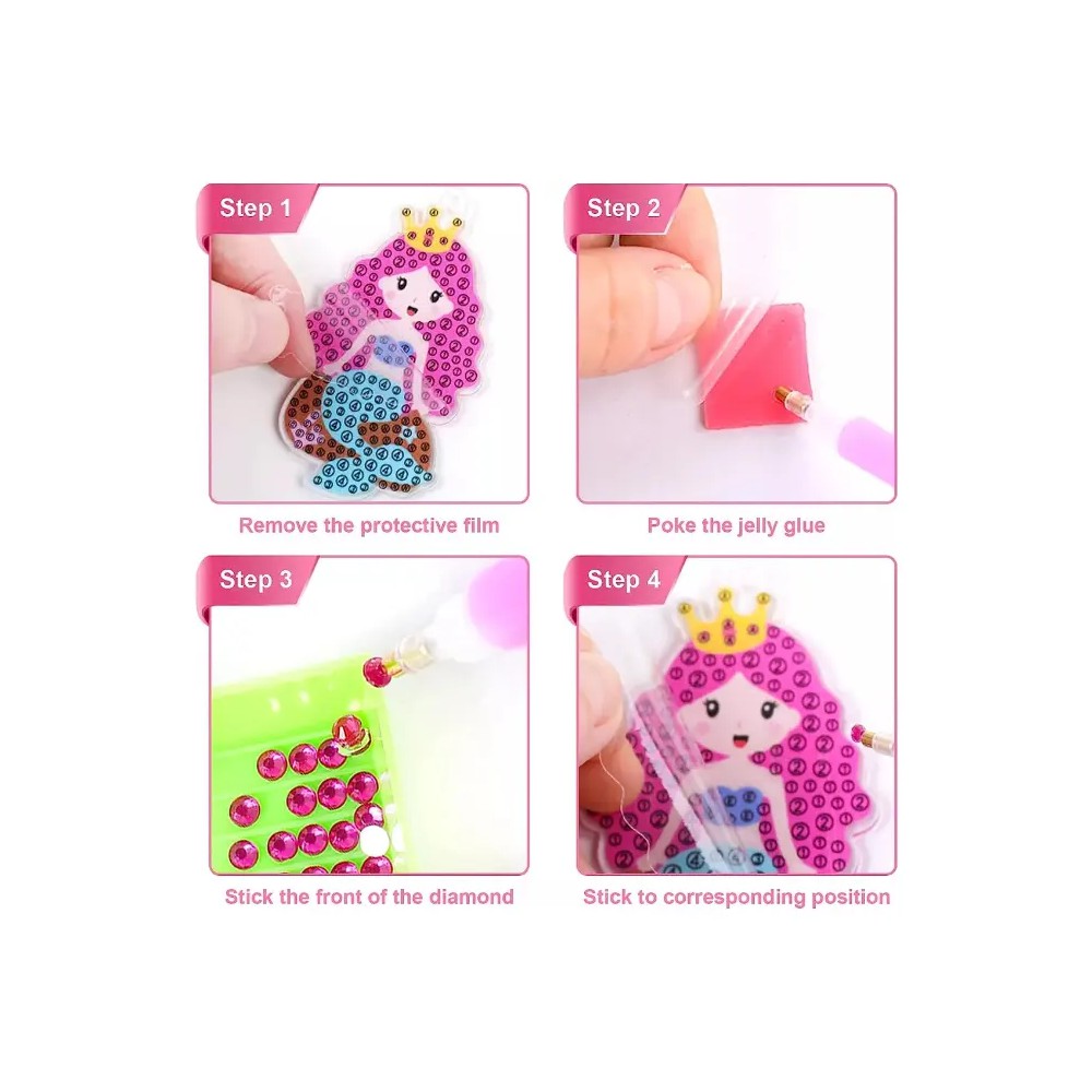 15 Kit Ni&ntilde;os Diy Pinturas Diamante 5d Decorativas Pegatinas image number null