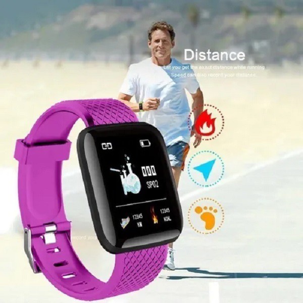 SMARTWATCH 116 PLUS MONITOR DE RITMO CARDIACO DEPORTES image number null