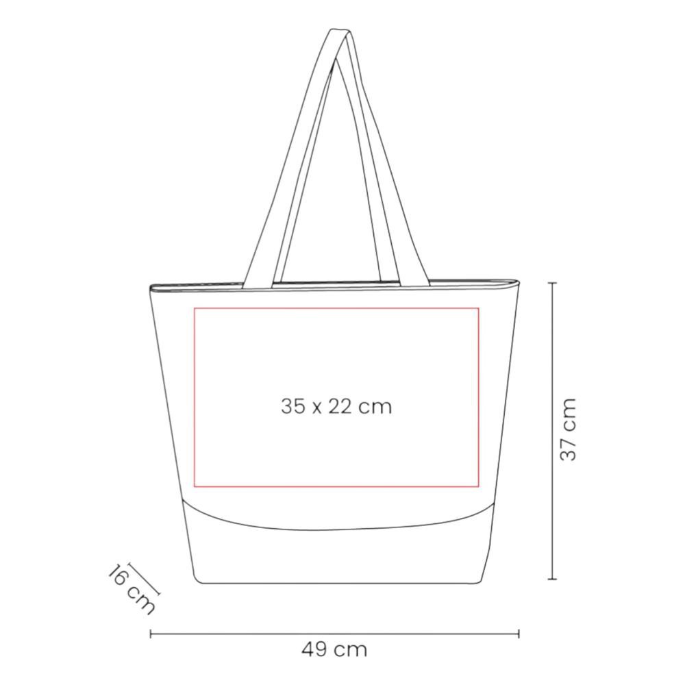 Paquete 15 piezas Bolsa promocional de yute y algod&oacute;n con cierre image number null