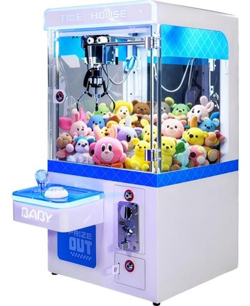 Mini Maquina Garra Peluche Mini Doll Caza Luz Sonido Azul Audiotek image number null