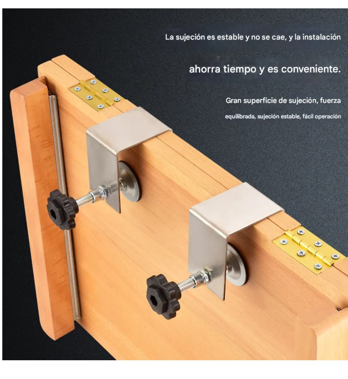 6pzs Clip En U Frontal Malubero Para Panel De Caj&oacute;n Acero Inoxidable image number null