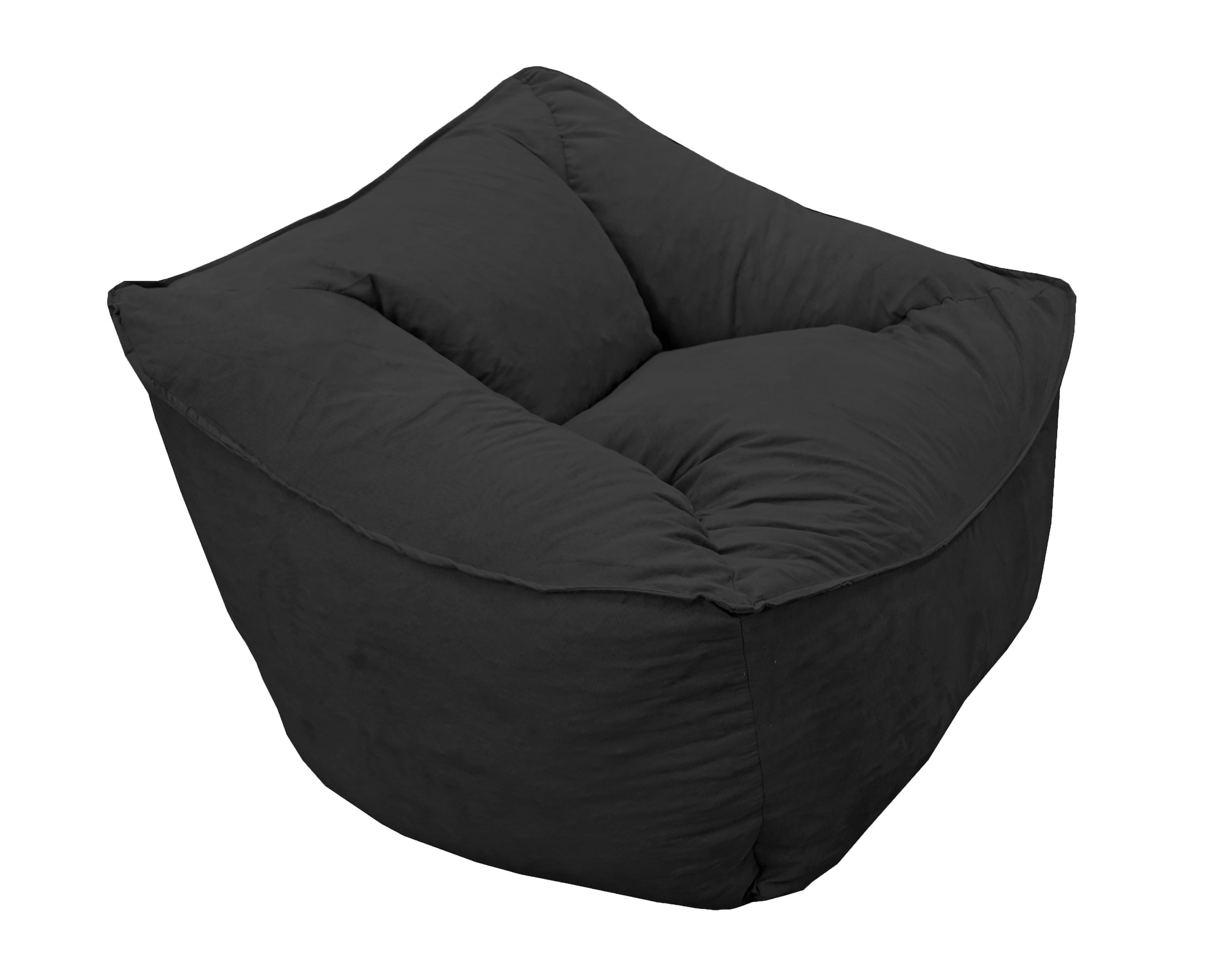 Sillon Puff El Bazar Store Negro, Sillon Ocasional. image number null