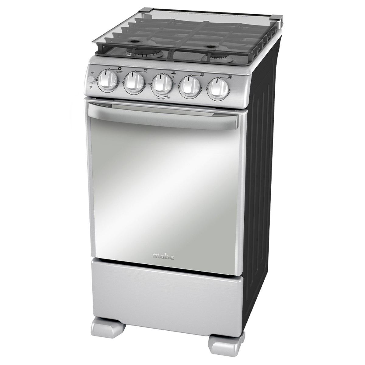 Estufa Mabe EM5060CFIX1 50CM 4 Quemadores C/Capelo Inoxidable Mabe ORTY image number null