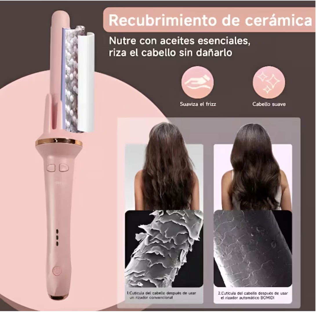 Rizador de Cabello Modelo Rosa image number null
