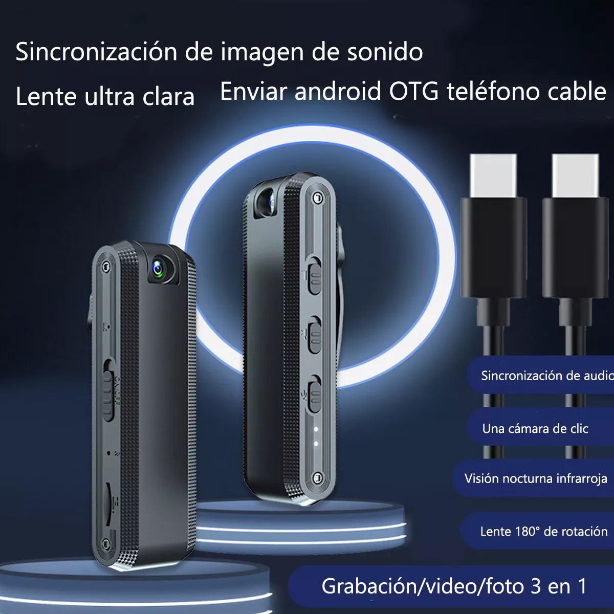 Camara Espia Mini-hdgrabador Grabaci&oacute;n De Sonido Video Pluma image number null