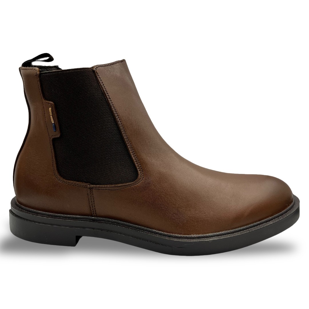 Botin Chelsea De Piel Para Caballero image number null