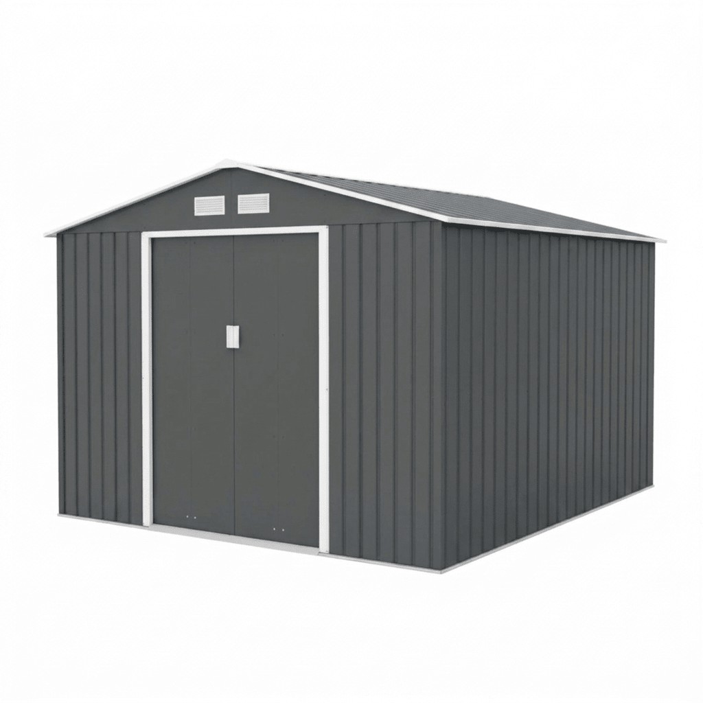 Bodega Cobertizo Exterior Ultra XL de Metal 277 x 259 x 203 cm Color Gris Oscuro image number null