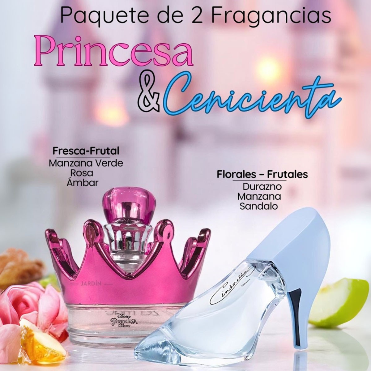 Set perfumes Zermat Princesa y Cenicienta ni&ntilde;as princesas image number null